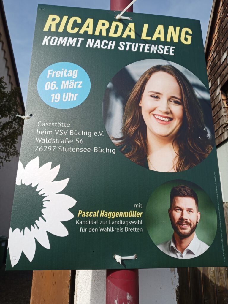 Ricarda Lang in Stutensee